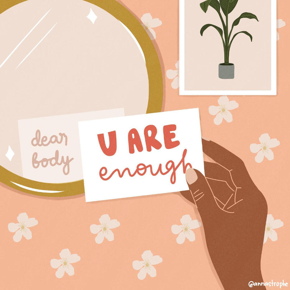 'U are enough' Illustration